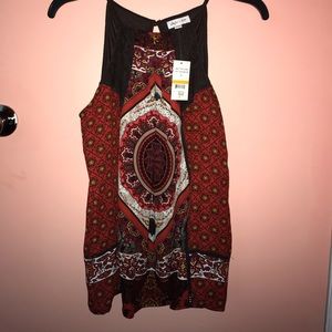 Lace Accent Tank Top